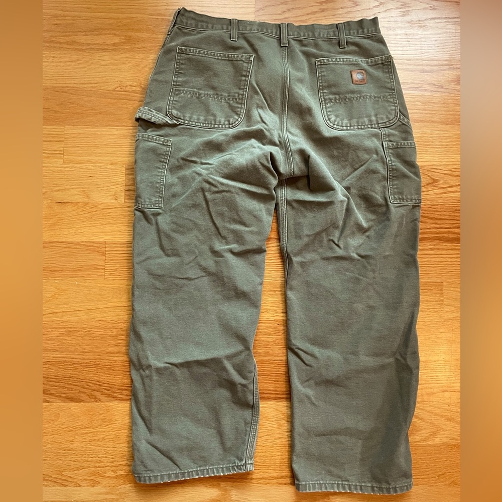 Distressed Carhartt dungarees